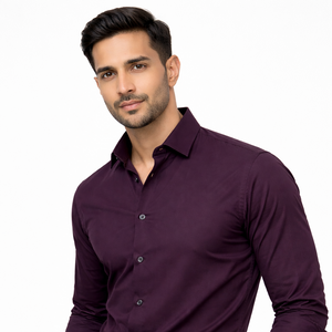 Lavender Liquid Formal Shirt