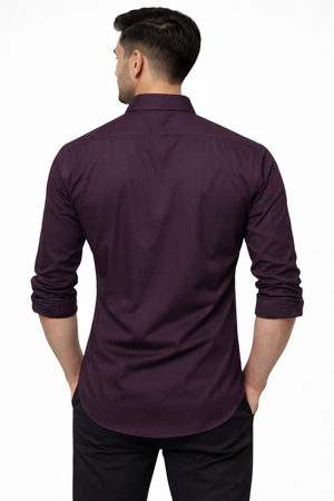 Lavender Liquid Formal Shirt