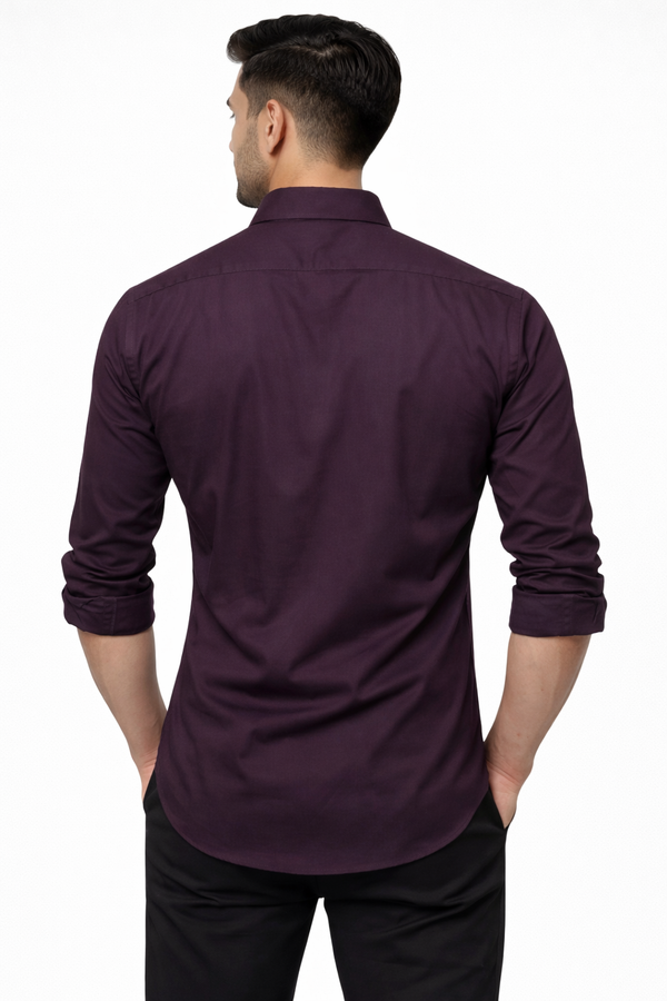 Lavender Liquid Formal Shirt
