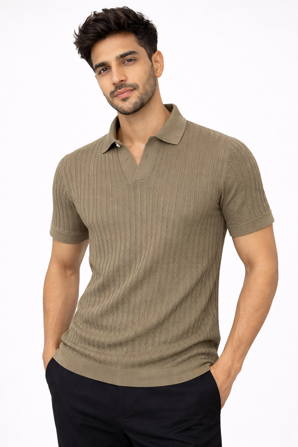 Cream Netted Tshirt