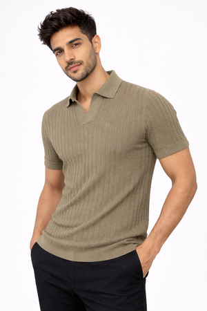 Cream Netted Tshirt