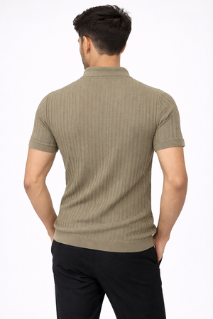 Cream Netted Tshirt