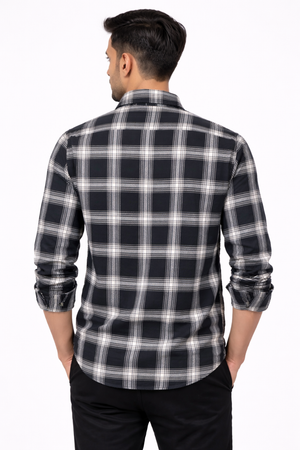 Black Checked Shirt