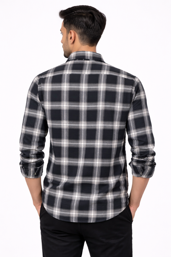 Black Checked Shirt