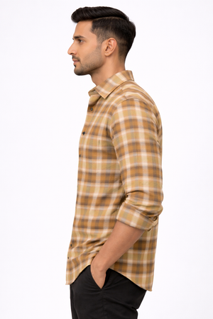 Mustard Checked Shirt