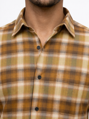 Mustard Checked Shirt