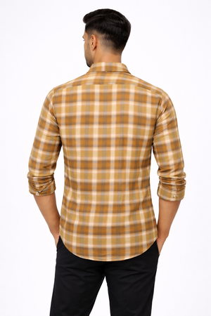 Mustard Checked Shirt
