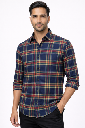 Blue Checked Shirt