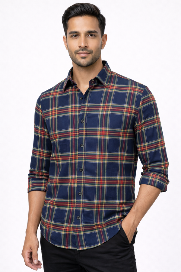 Blue Checked Shirt