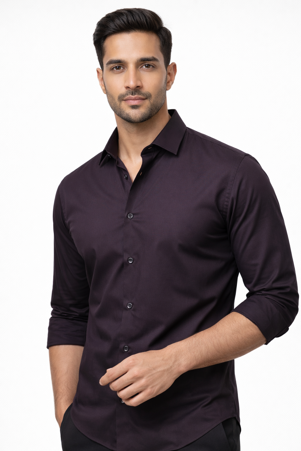 Purple Liquid Formal Shirt