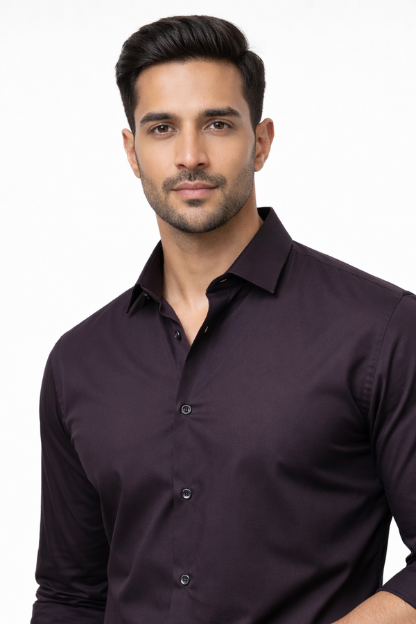 Purple Liquid Formal Shirt
