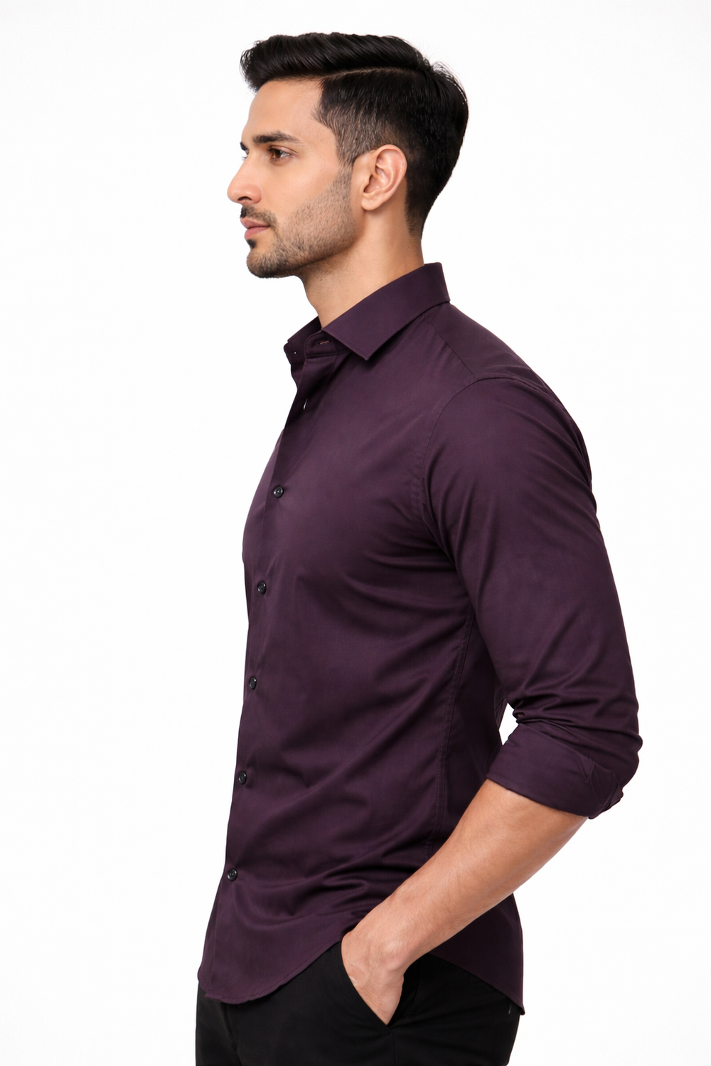 Purple Liquid Formal Shirt