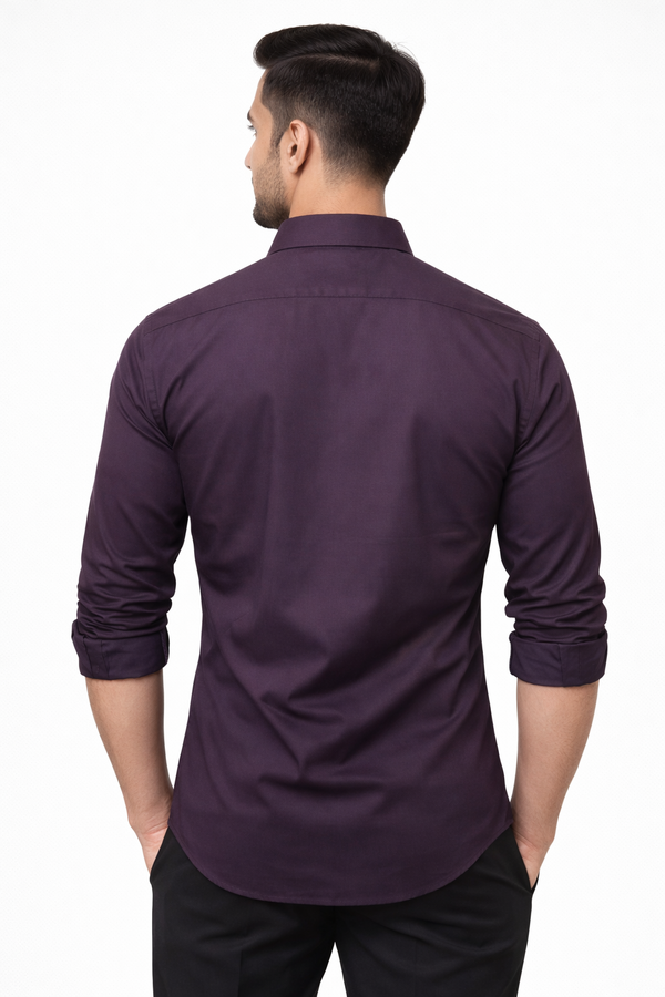 Purple Liquid Formal Shirt