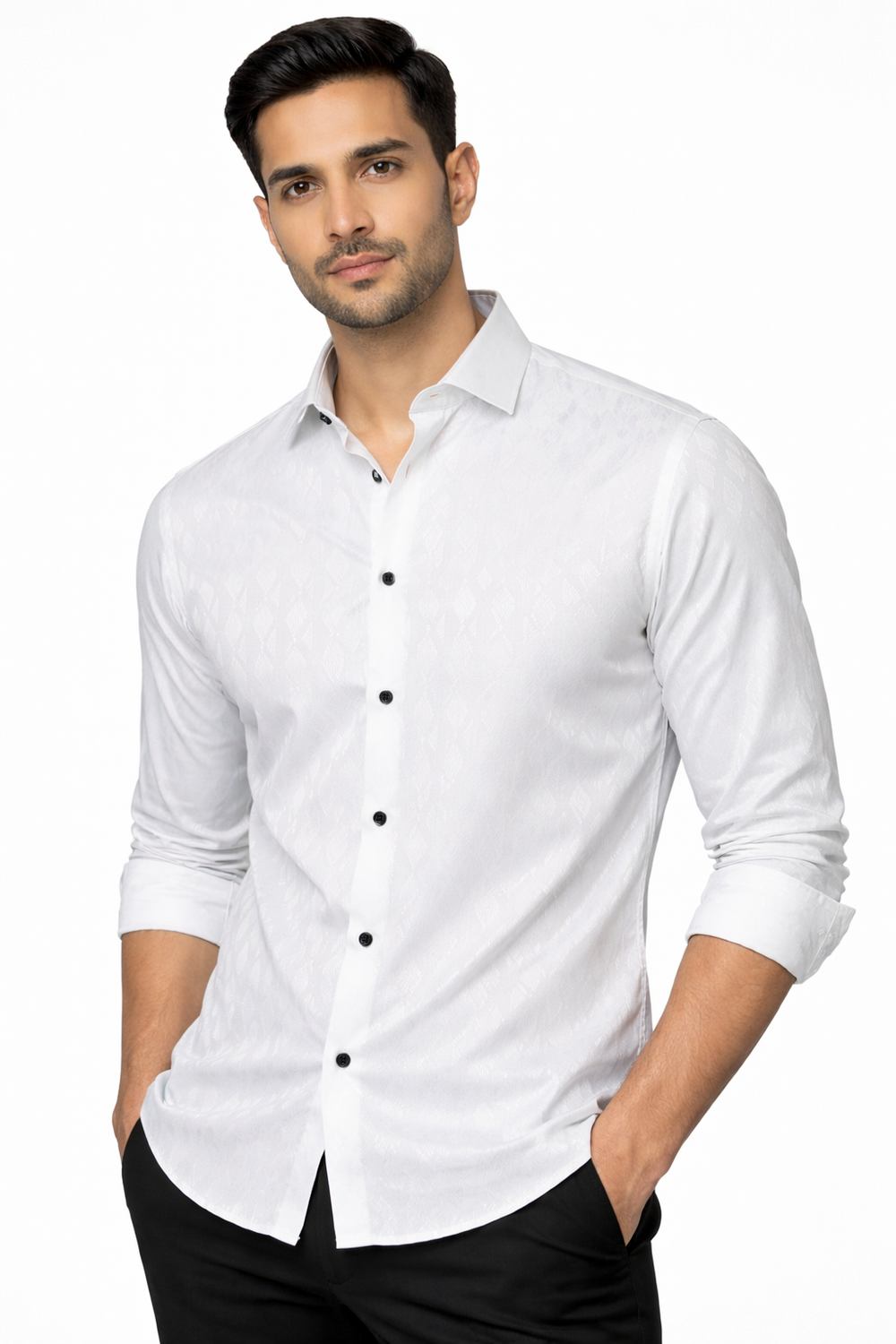 White Designer Shirt