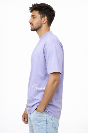 Purple Drop Shoulder Tshirt