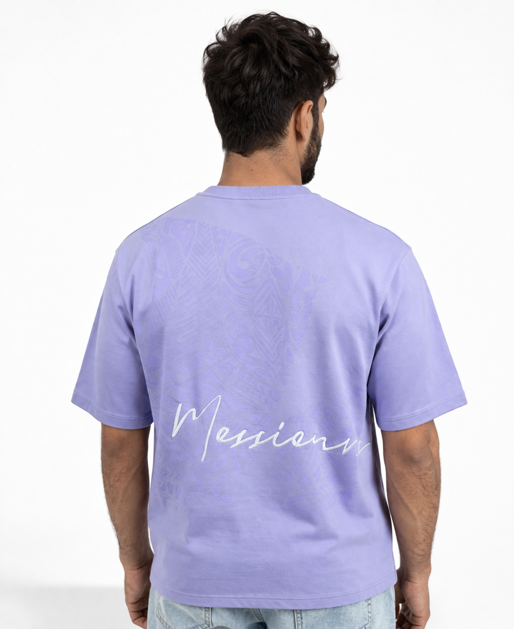 Purple Drop Shoulder Tshirt