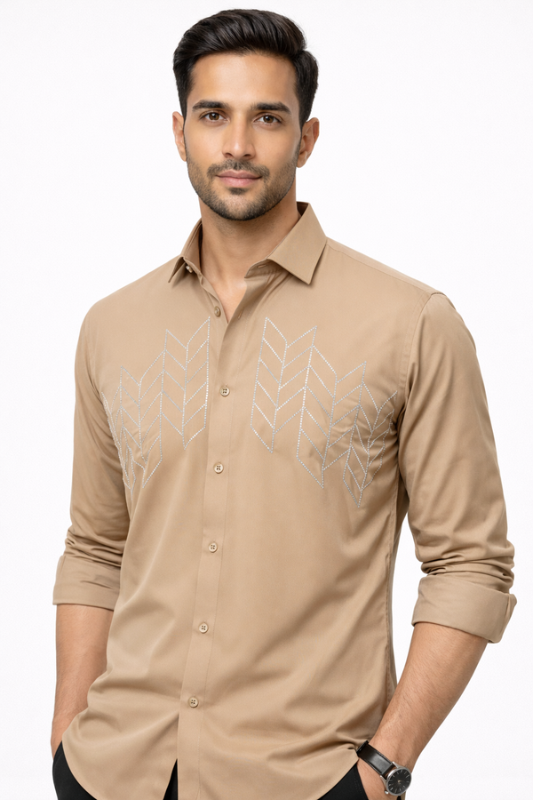 Cream Stone Shirt