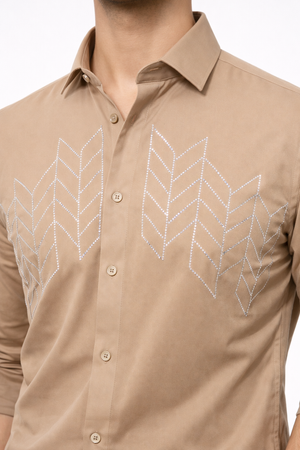 Cream Stone Shirt