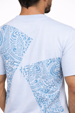 Blue Drop Shoulder Tshirt