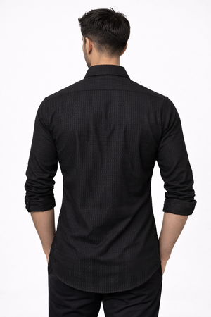 Black Flex Designer Shirt