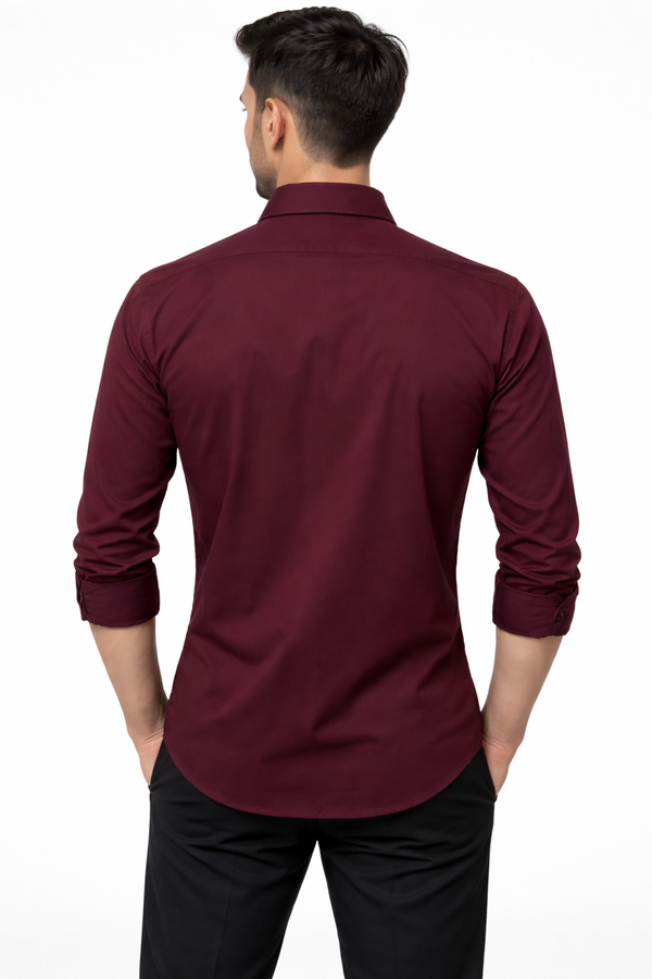 Maroon Club Wear Shirt