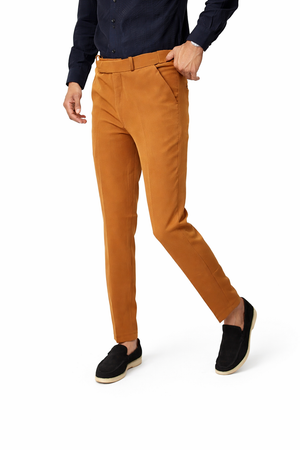 Rusted Elastic Formal Pant