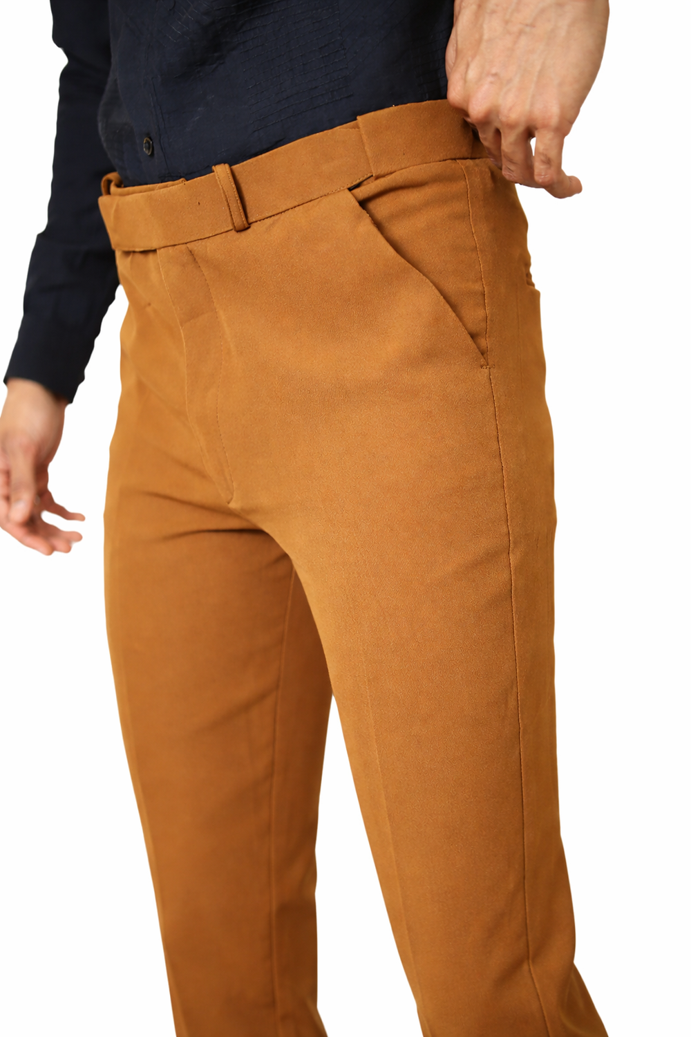 Rusted Elastic Formal Pant