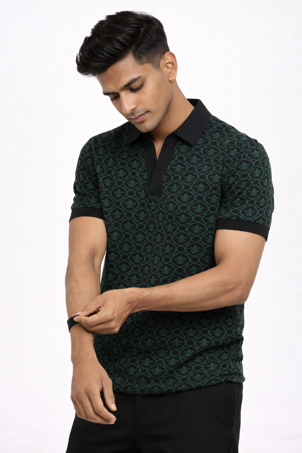 Green Collar Tshirt