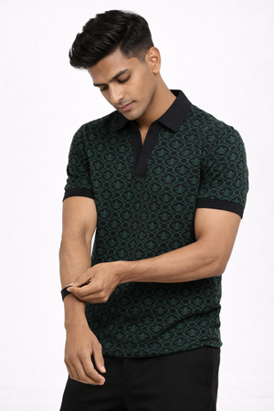Green Collar Tshirt