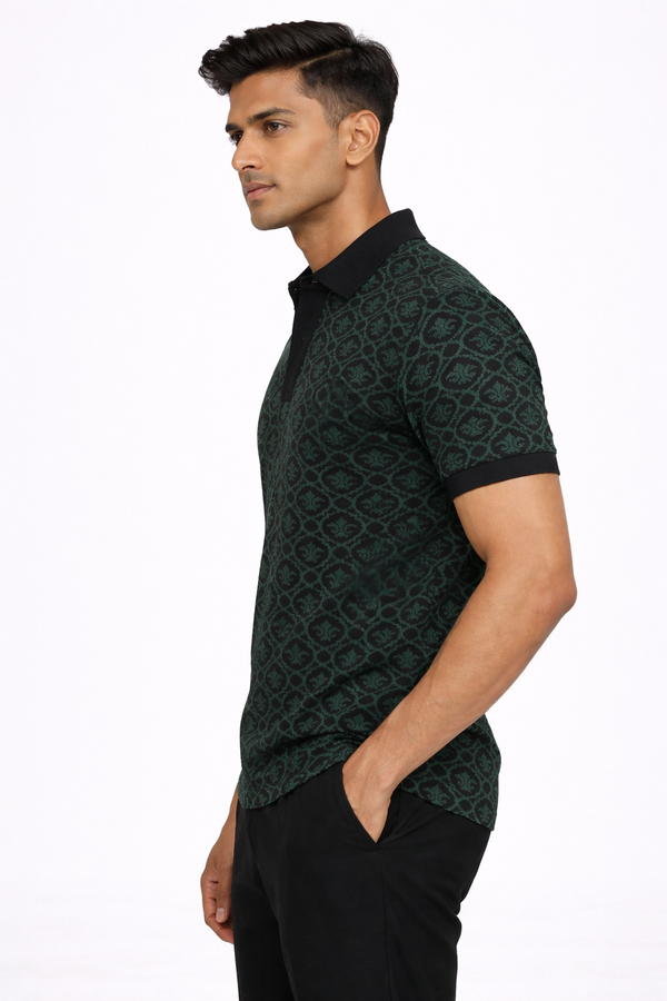 Green Collar Tshirt
