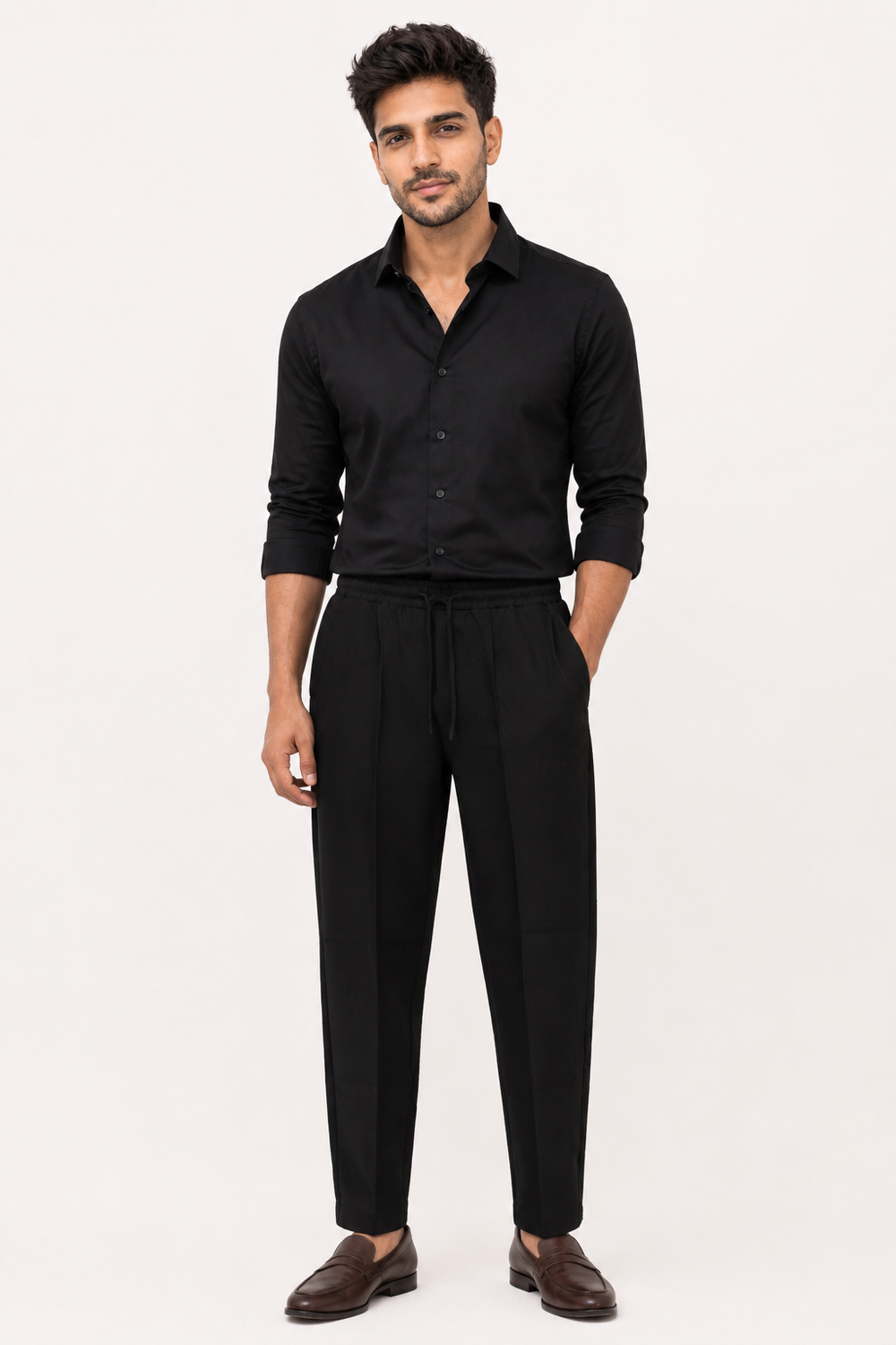 Black Korean Trouser