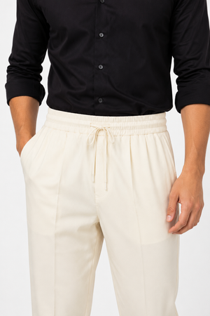 Half White Korean Trouser