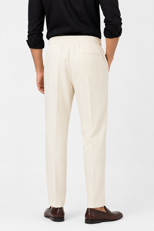 Half White Korean Trouser