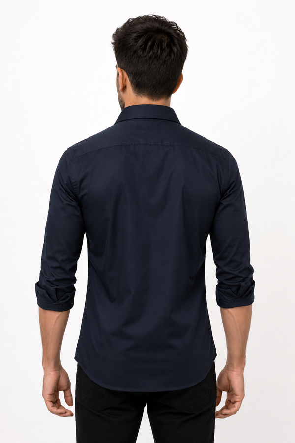 Navy Blue Stone Shirt