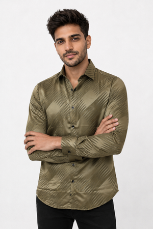 Green Designer Shirt