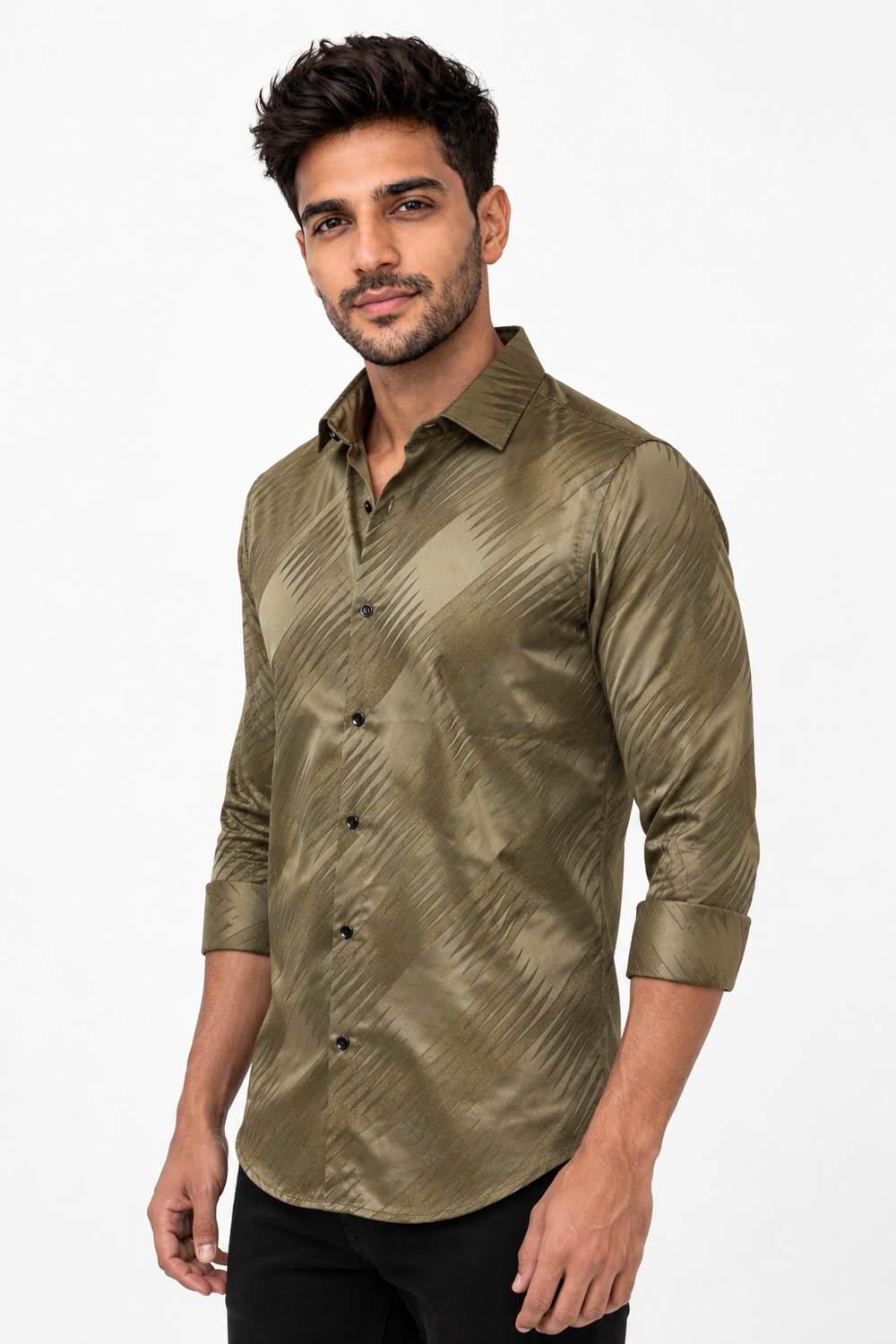 Green Designer Shirt