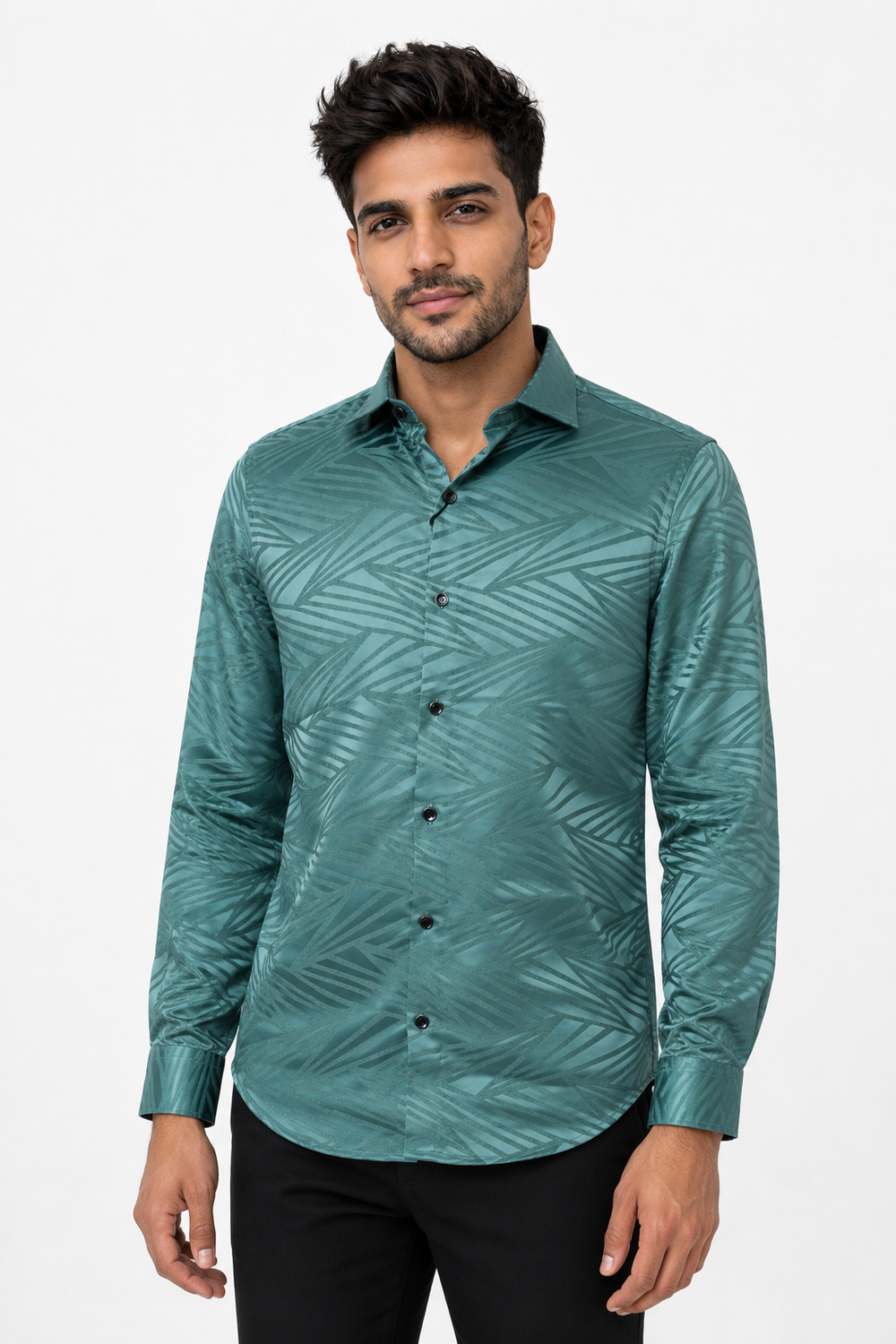 Sea Blue Designer Shirt