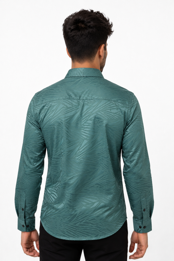 Sea Blue Designer Shirt