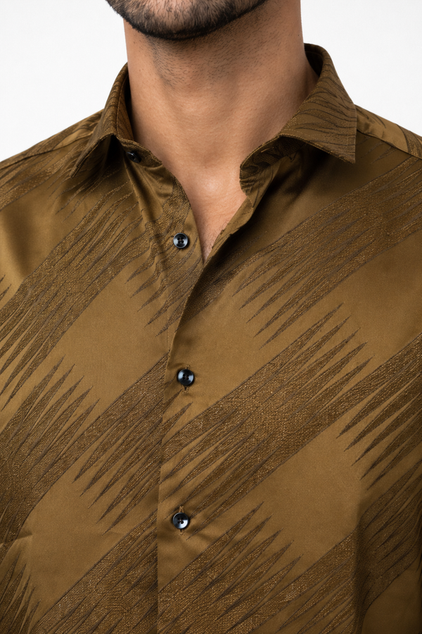 Brown Designer Shirt