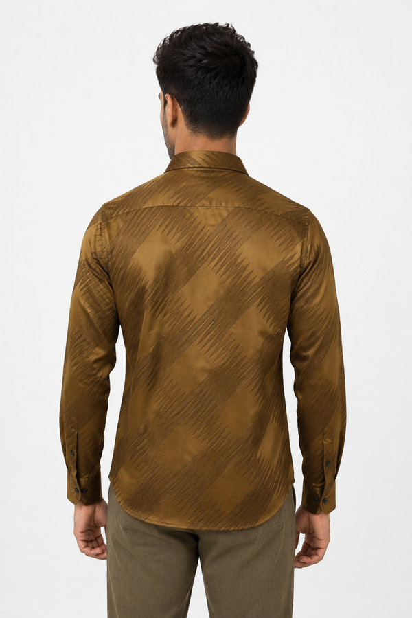 Brown Designer Shirt