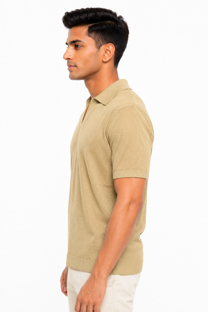 Light Brown Netted Tee shirt