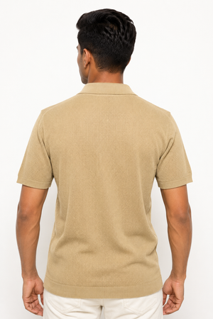 Light Brown Netted Tee shirt