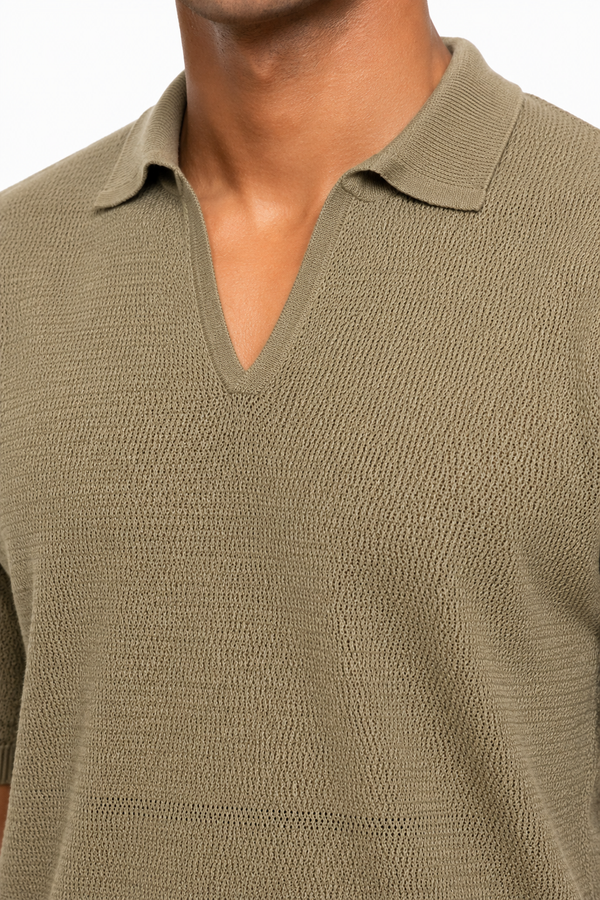 Cream Netted Tee shirt