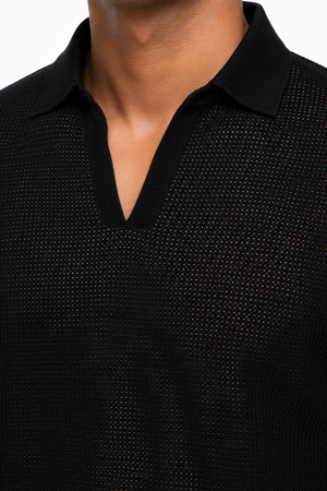 Black Netted Tee shirt