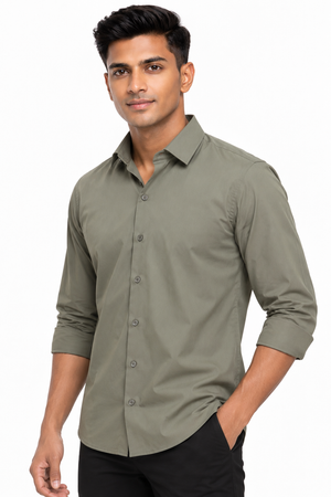 Light Green Plain shirt