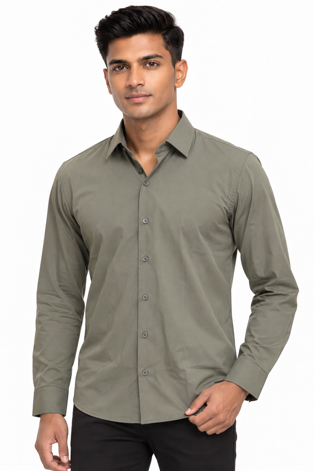 Light Green Plain shirt