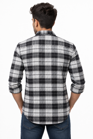 Black Checked Shirt