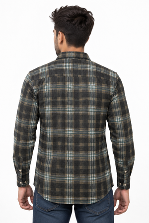 Green Checked Shirt