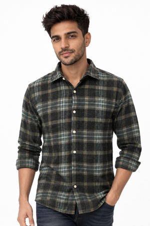 Green Checked Shirt