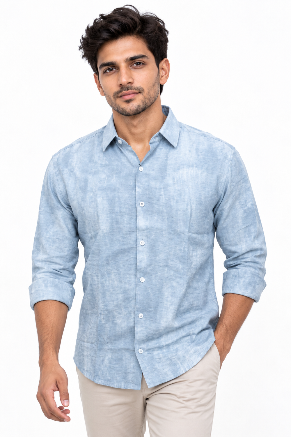 Blue Tie dye Shirt